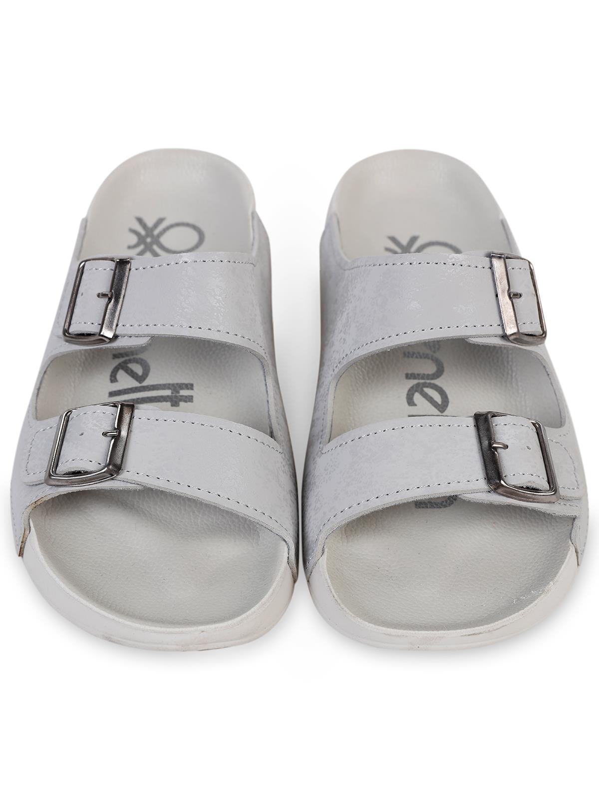 Benetton 36-40 Numara Terlik - Gri