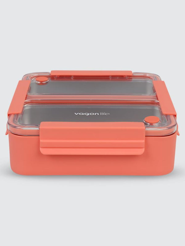 Vagonlife Paslanmaz Çelik Beslenme ve Yemek Kabı 1100 ml - Pembe