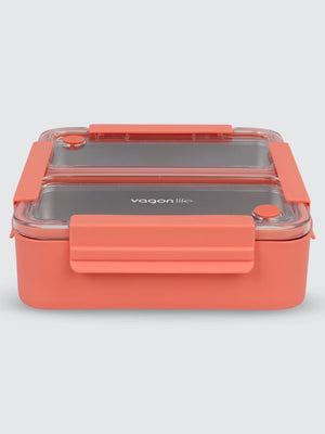 Vagonlife Paslanmaz Çelik Beslenme ve Yemek Kabı 1100 ml - Pembe