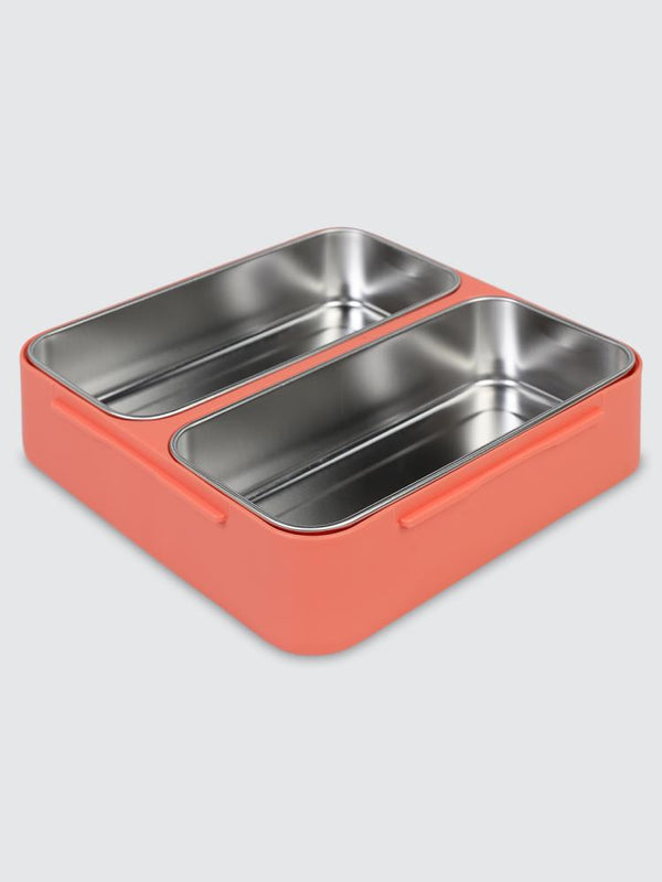 Vagonlife Paslanmaz Çelik Beslenme ve Yemek Kabı 1100 ml - Pembe
