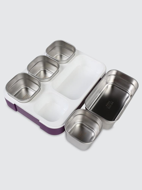 Vagonlife Paslanmaz Çelik Beslenme ve Yemek Kabı 1000 ml - Lila