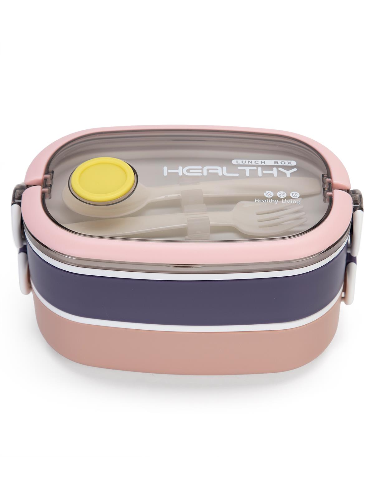 Vagonlife Paslanmaz Çelik Beslenme ve Yemek Kabı 900 ml - Pembe