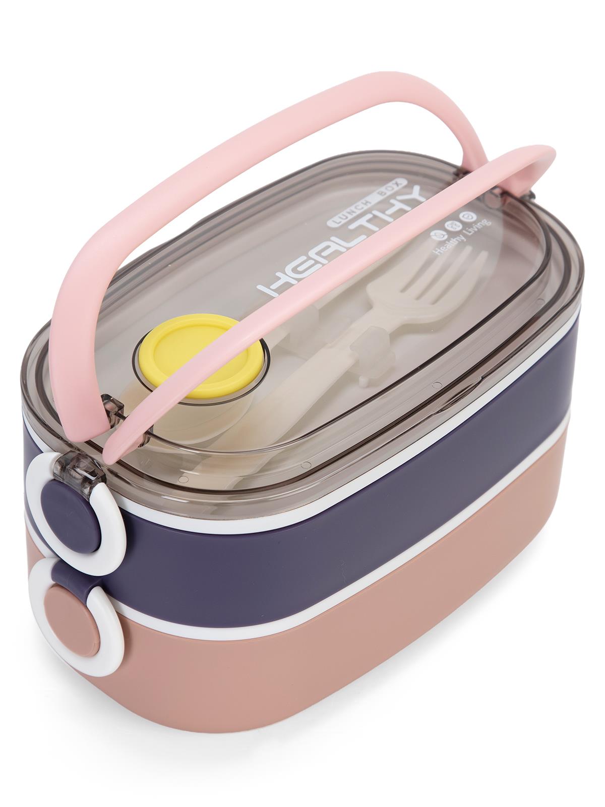 Vagonlife Paslanmaz Çelik Beslenme ve Yemek Kabı 900 ml - Pembe