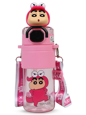 Vagonlife Crayon Shinchan Tritan Pipetli Matara 650 ml - Pembe