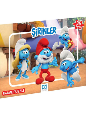 Ca Oyuncak Şirinler Frame Puzzle 35 Parça