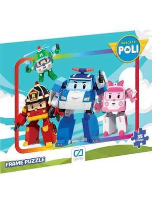 Ca Oyuncak Robocar Puzzle Frame 35 Parça