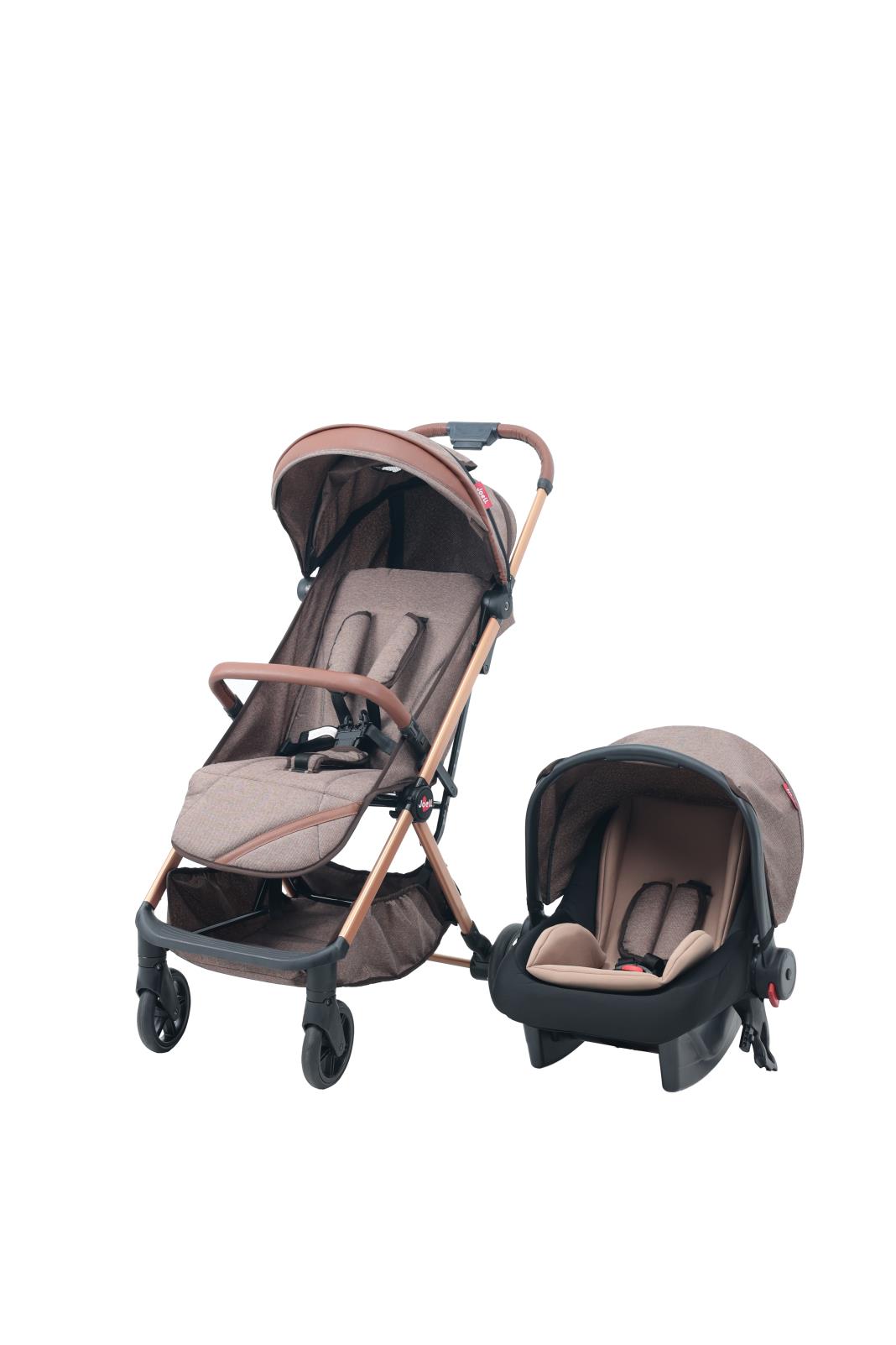 Joell Kabin Boy Travel Sistem Bebek Arabası - Kahverengi