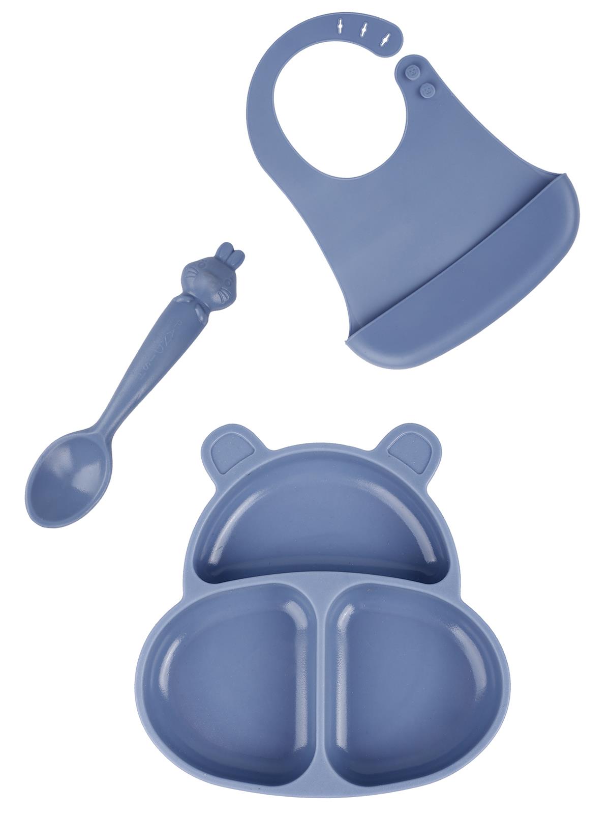 Pandish Huppo Beslenme Seti 3'lü - Mavi