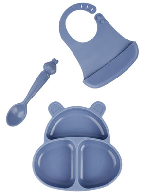 Pandish Huppo Beslenme Seti 3'lü - Mavi