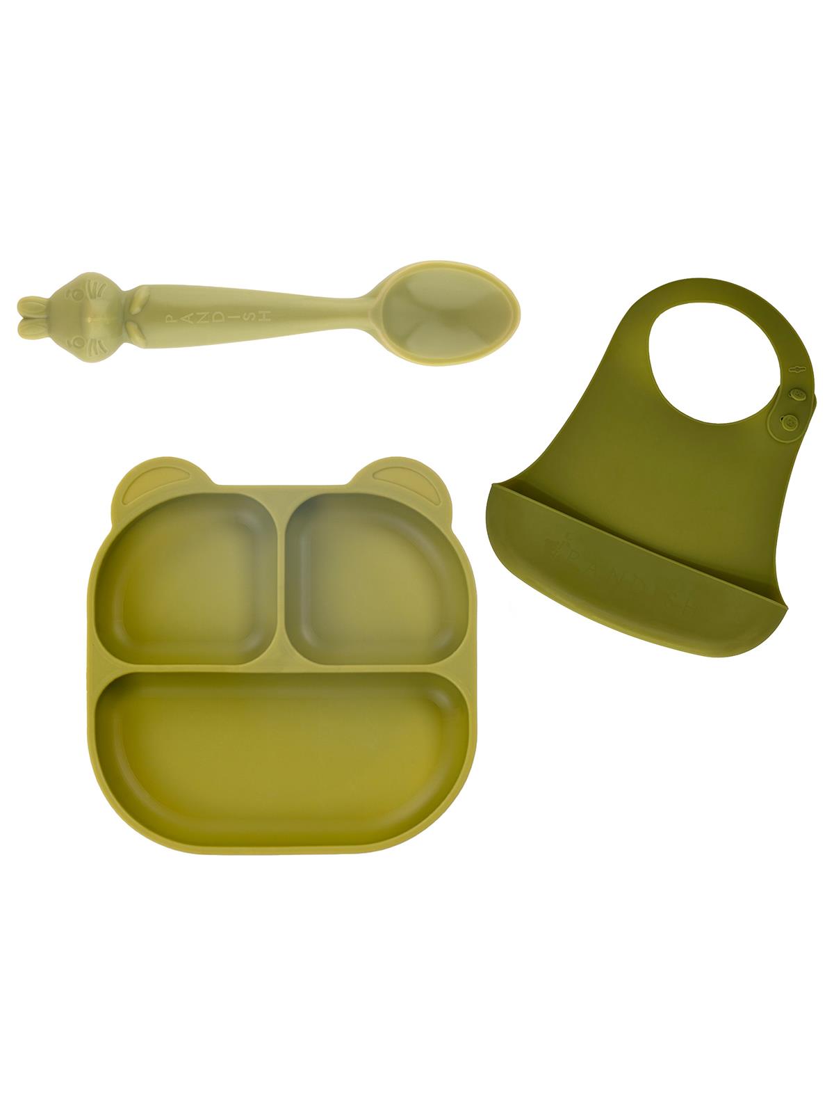 Pandish Mamma Beslenme Seti 3'lü - Yeşil