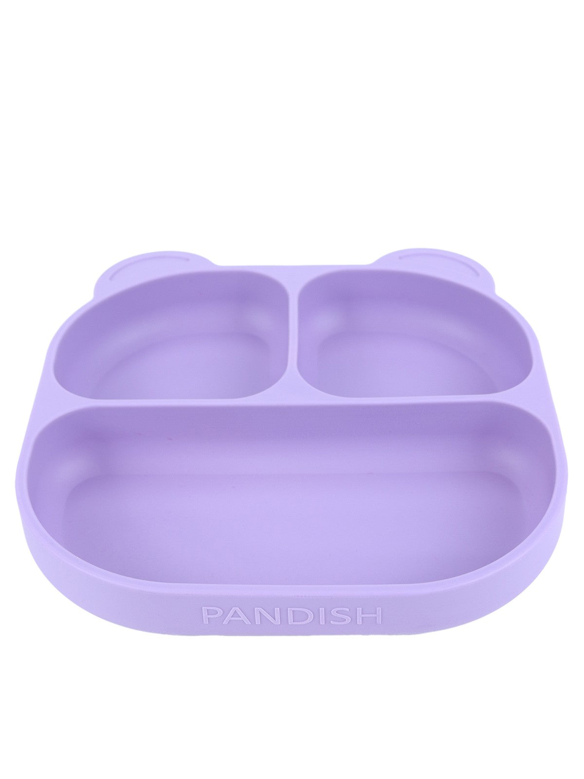 Pandish Vakum Tabanlı Silikon Mama Tabağı - Lila