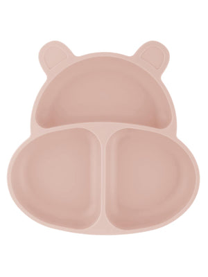 Pandish HupPo Vakum Tabanlı Silikon Mama Tabağı - Pembe