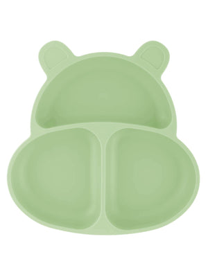 Pandish HupPo Vakum Tabanlı Silikon Mama Tabağı - Yeşil