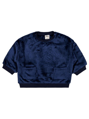 Civil Baby Çift Cep 6-18 Ay Sweatshirt - Lacivert