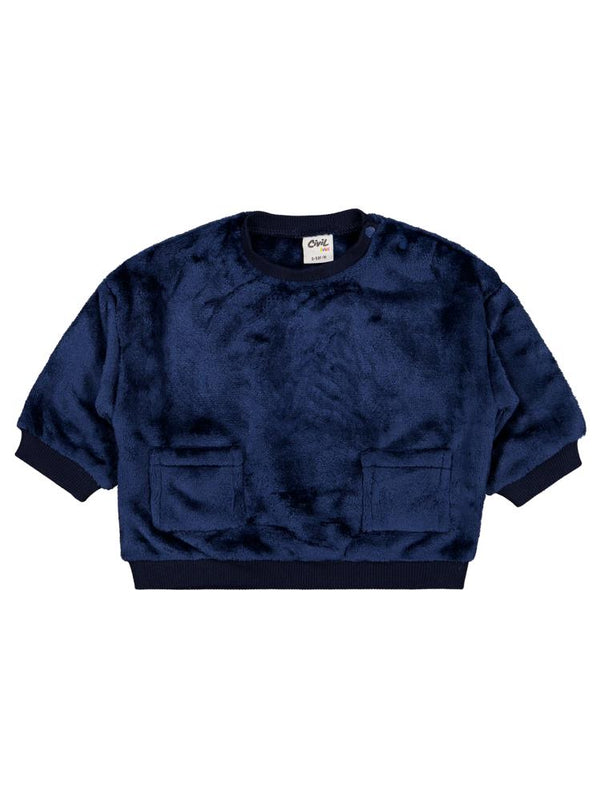 Civil Baby Çift Cep 6-18 Ay Sweatshirt - Lacivert