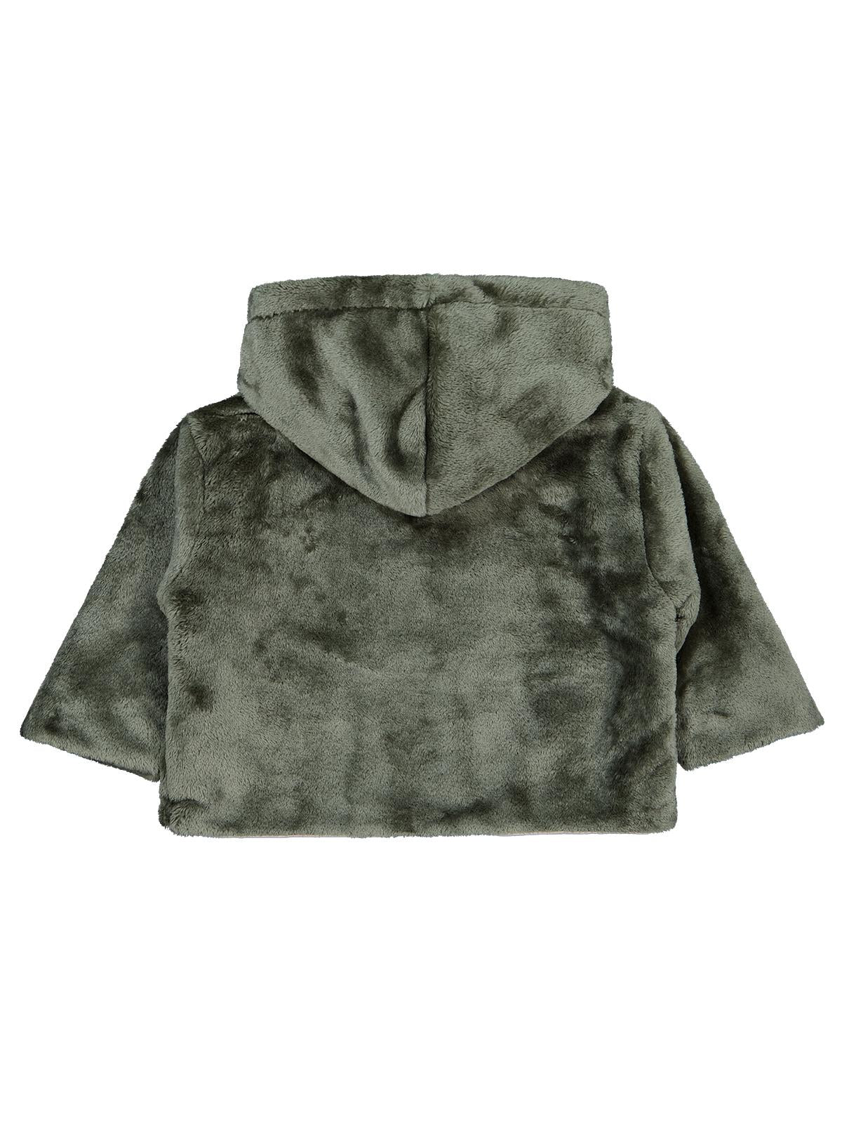 Civil Baby Kapüşonlu 6-18 Ay Hırka - Haki