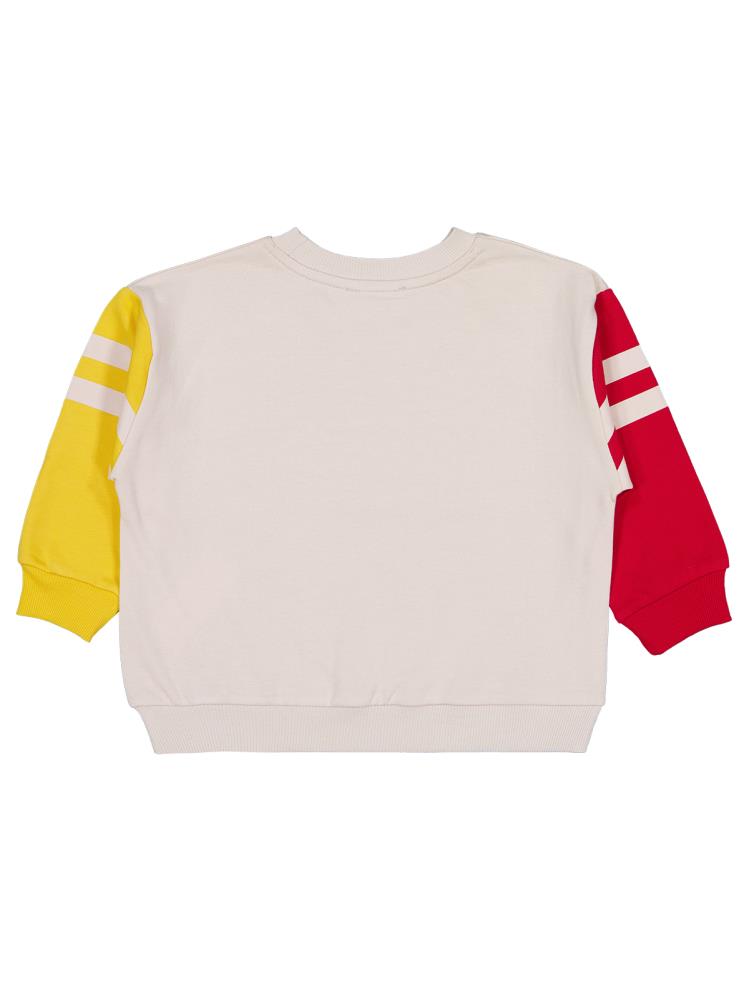 Civil Boys Renkli Kol 2-5 Yaş Sweatshirt - Bej