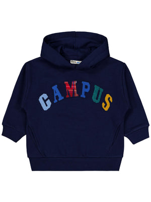 Civil Boys Campus Nakışlı 2-5 Yaş Sweatshirt - Lacivert