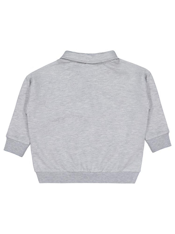 Civil Boys Polo Yaka 2-5 Yaş Sweatshirt - Gri