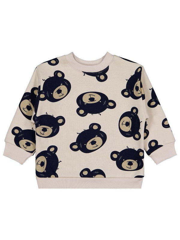 Civil Boys Ayıcık Empirme 2-5 Yaş Sweatshirt - Bej