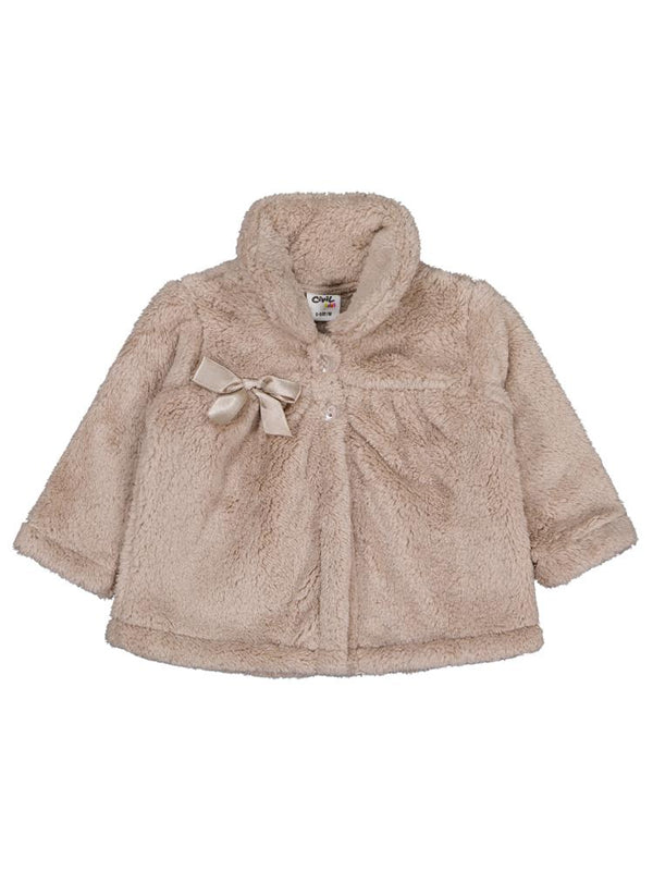 Civil Baby Fiyonklu 6-18 Ay Hırka - Bej