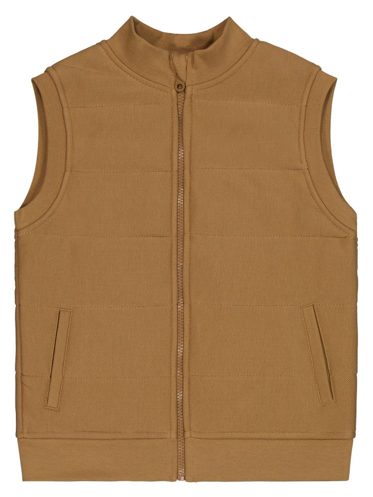 Civil Boys Kapitone Pike 6-9 Yaş Yelek - Kahverengi