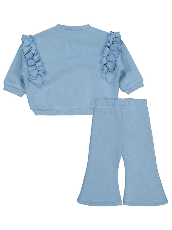 Civil Baby Fırfırlı 6-18 Ay Takım - Mavi