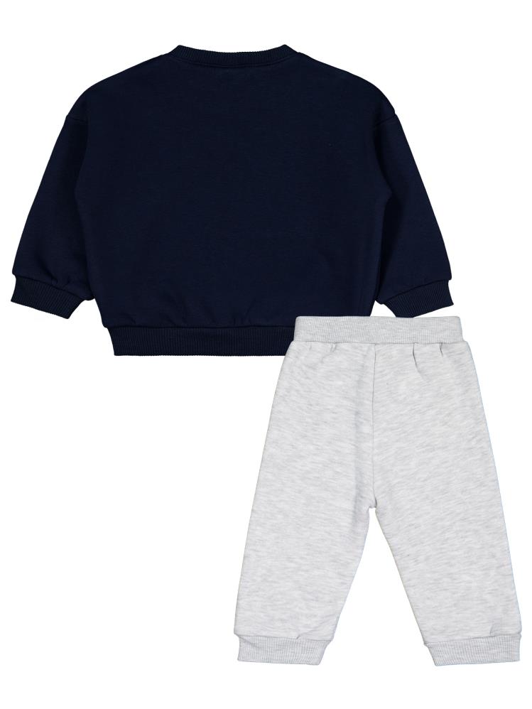 Civil Baby Dad's Little Dude  6-18 Ay Takım - Lacivert