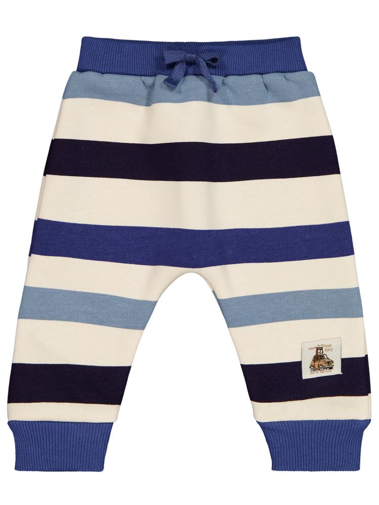 Civil Baby Çizgili 6-18 Ay Eşofman Altı - Mavi