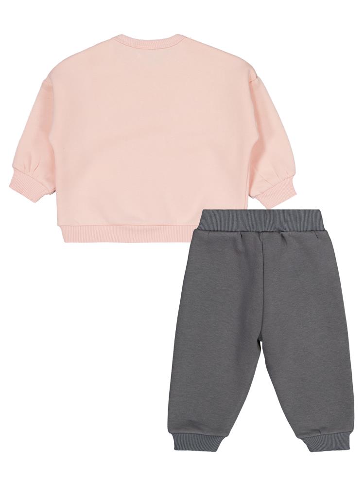 Civil Baby Mummy is my Bestie  6-18 Ay Takım - Pembe