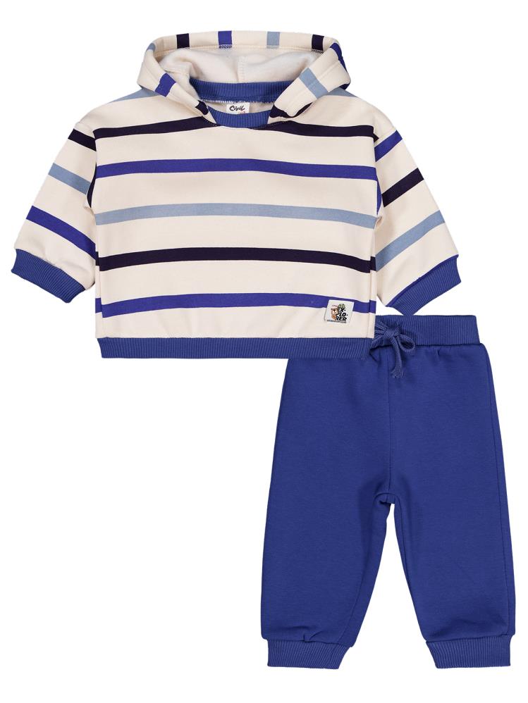 Civil Baby Dad's Little Dude  6-18 Ay Takım - Bej