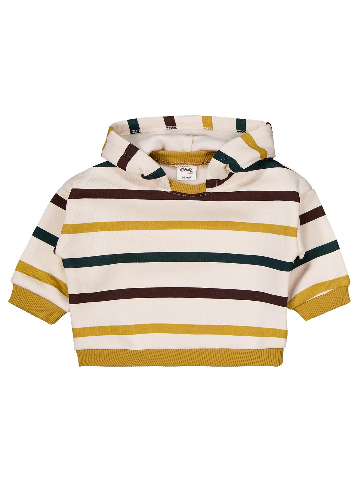 Civil Baby Dad's Little Dude  6-18 Ay Takım - Hardal