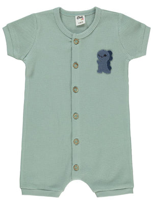 Civil Baby Mobil Aksesuarlı 6-18 Ay Tulum - Yeşil