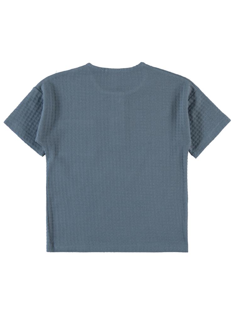 Civil Boys Desenli Cepli Patlı 6-9 Yaş Tişört - Mavi