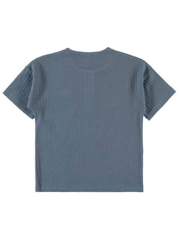 Civil Boys Desenli Cepli Patlı 6-9 Yaş Tişört - Mavi