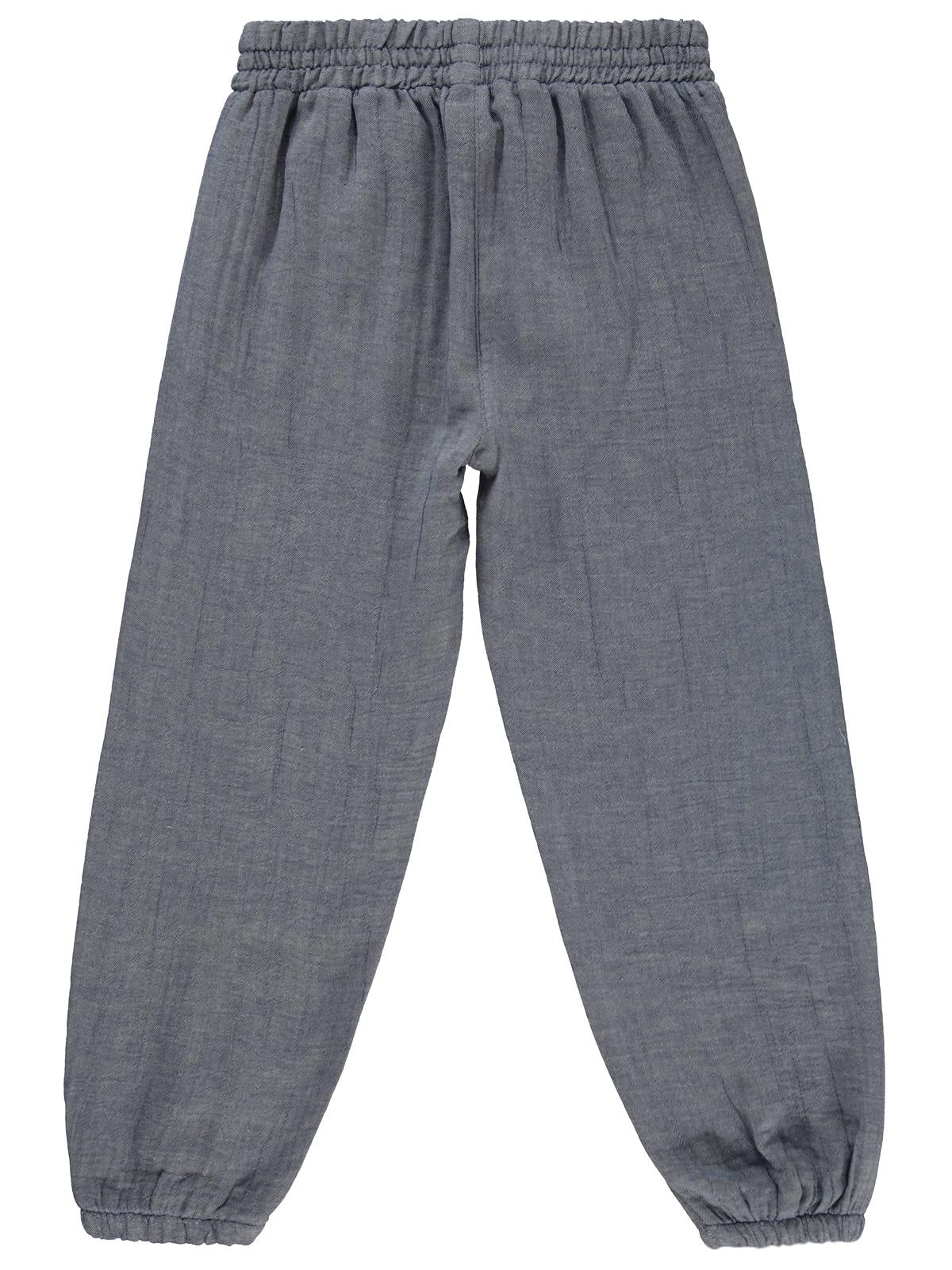 Civil Boys Cepli Süs Bağcıklı 6-9 Yaş Pantolon - Mavi