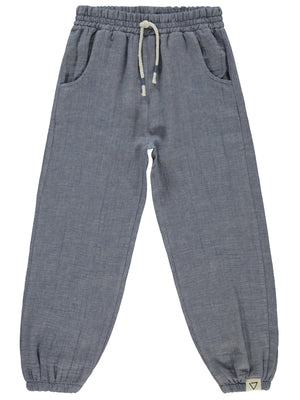Civil Boys Cepli Süs Bağcıklı 6-9 Yaş Pantolon - Mavi