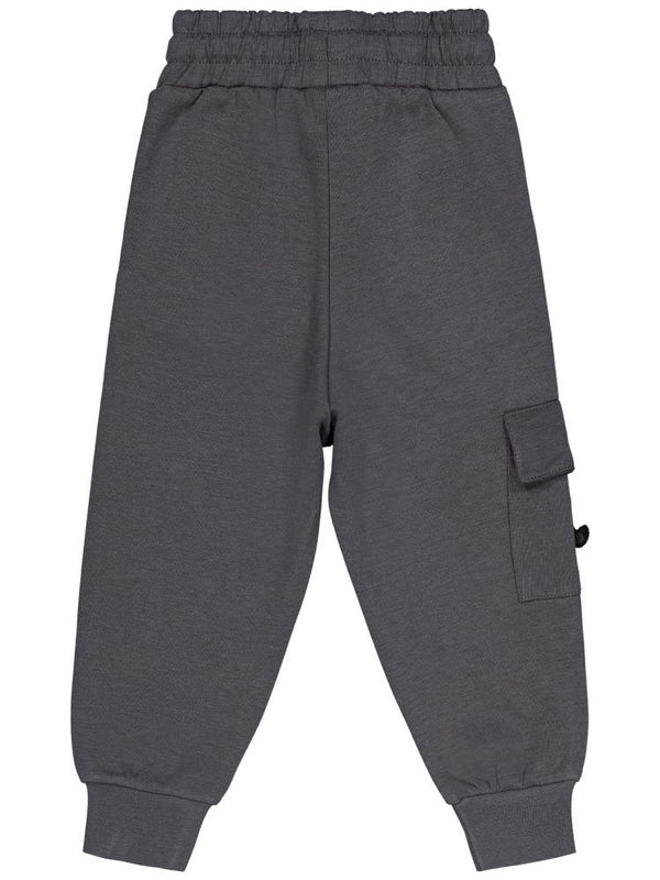 Civil Boys Cebi Kaplan Nakışlı 2-5 Yaş Eşofman Altı - Gri