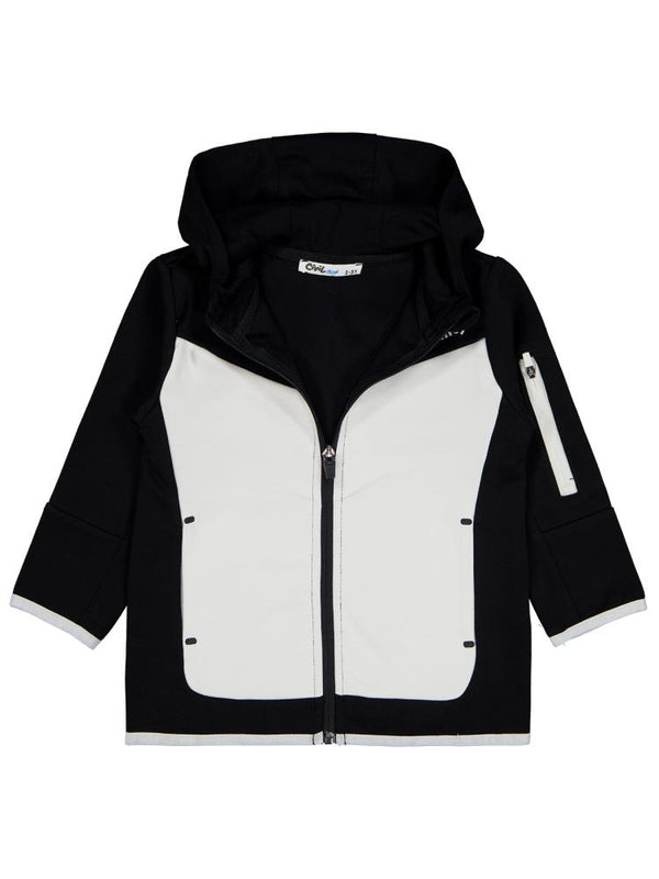 Civil Boys Some Qualıty Baskılı 2-5 Yaş Hırka - Siyah