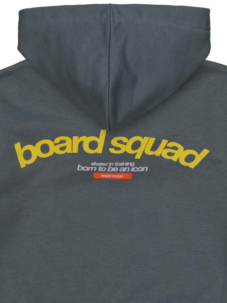 Civil Boys Board Squad Baskılı 2-5 Yaş Sweatshirt - Gri