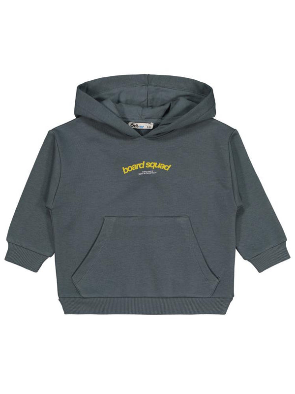 Civil Boys Board Squad Baskılı 2-5 Yaş Sweatshirt - Gri