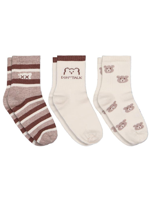 Civil Boys Bear 3'lü 2-12 Yaş Erkek Soket Çorap