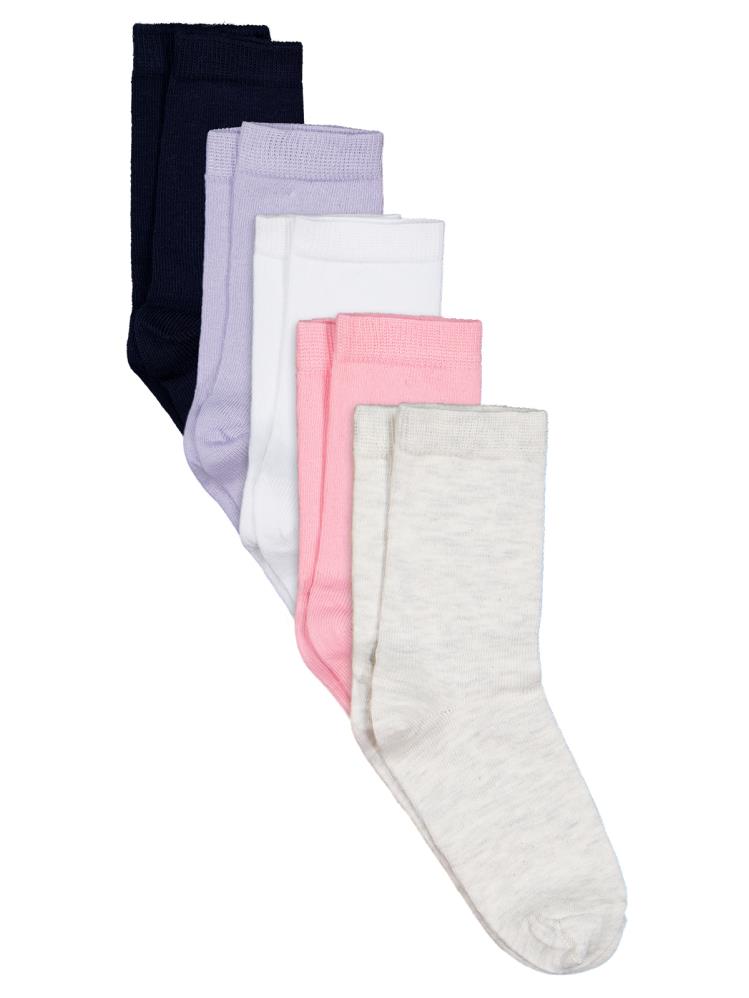 Civil Girls Basic Düz 5'li 2-12 Yaş Kız Soket Çorap