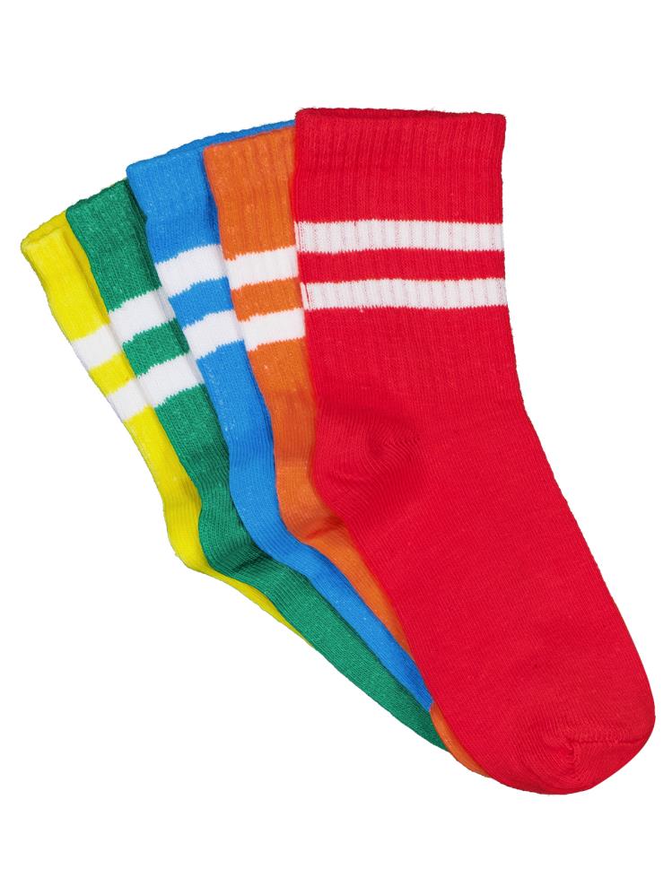 Civil Boys Basic Çizgili 5'Li 2-12 Yaş Erkek Soket Çorap