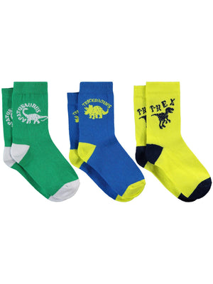 Civil Boys T-Rex 3'lü 2-12 Yaş Erkek Soket Çorap