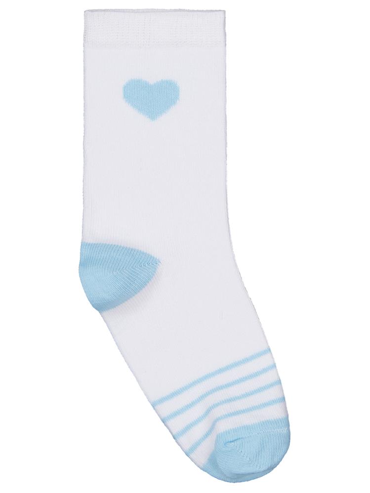 Civil Girls Kalp 3'lü 2-12 Yaş Kız Soket Çorap