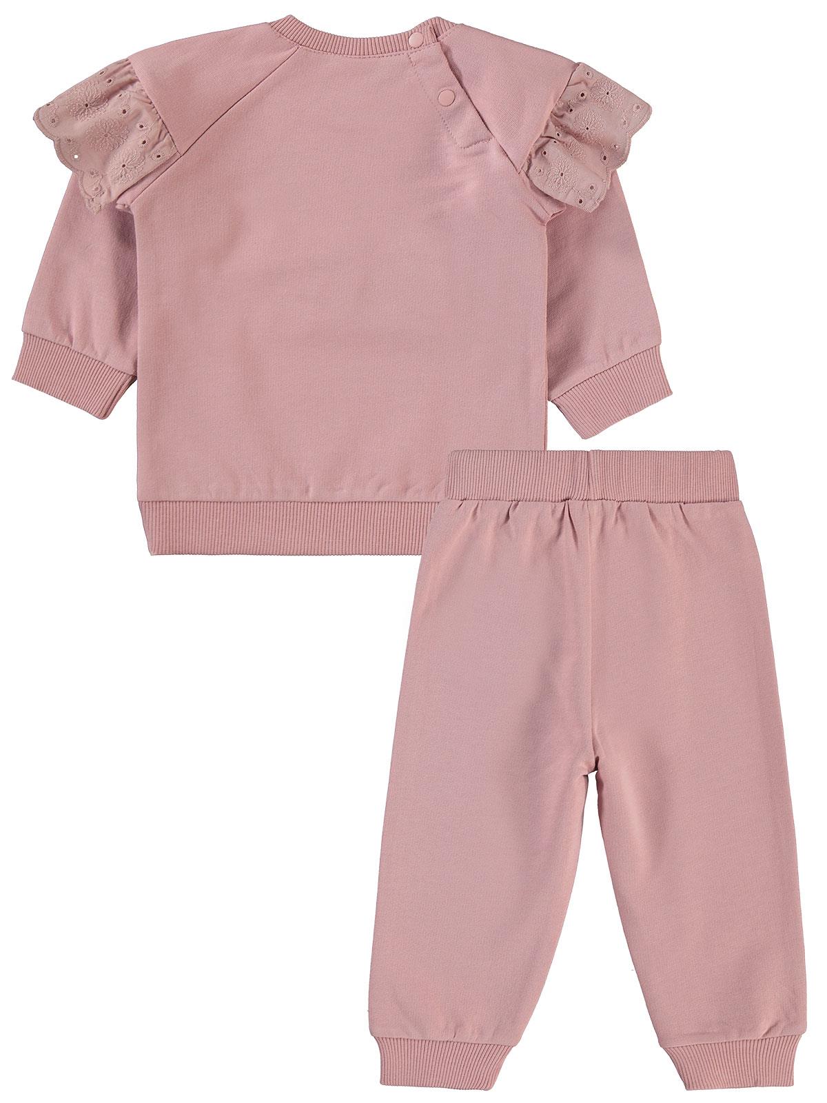 Civil Baby Brodeli 6-18 Ay Takım - Pembe