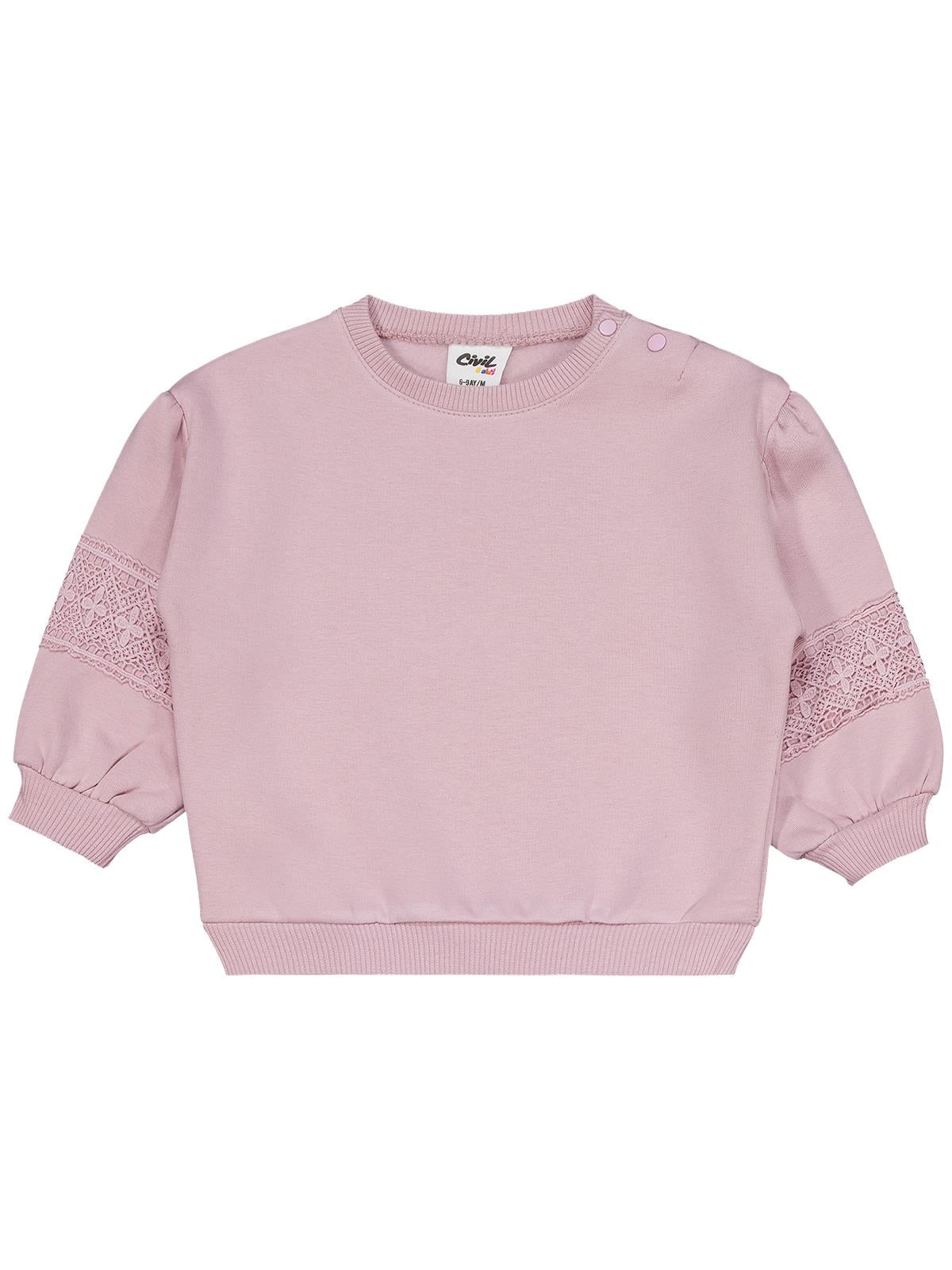 Civil Baby Dantelli 6-18 Ay Takım - Lila