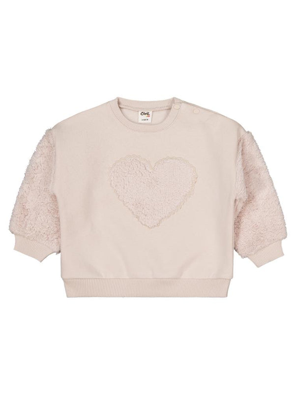 Civil Baby Kalp Nakışlı 6-18 Ay Takım - Bej