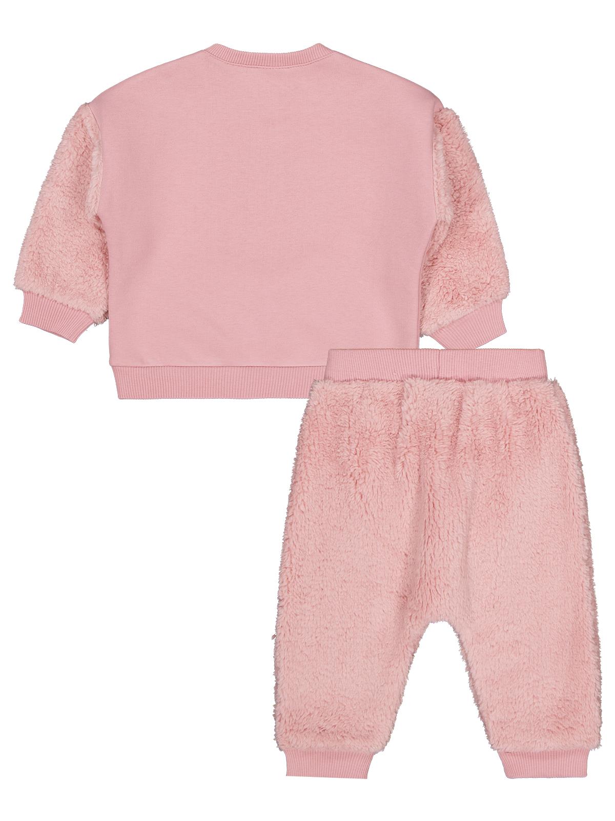 Civil Baby Kalp Nakışlı 6-18 Ay Takım - Pembe